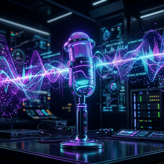 Voice Call Technology Sound Waves